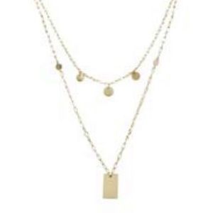 New Ettika gold layered necklace